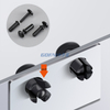 Press Plastic Expansion Rivet Nylon Snap Rivet for Cars / PCB Board Nylon Fastening Fastener