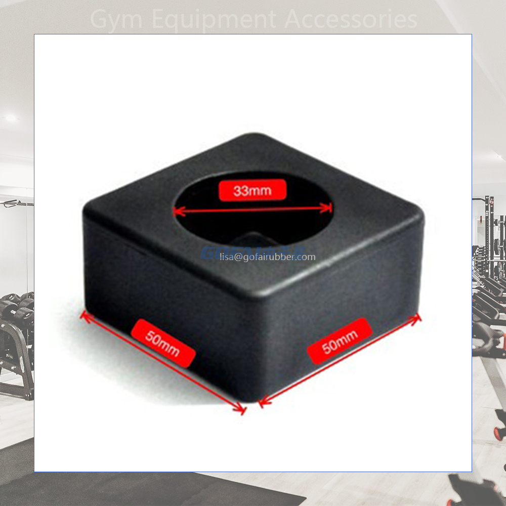 Square 30 to Round 25 Plastic Sliding Sleeve Bushing for Computer Desk Leg/Gym Equipment Accessories 25 to 19 Hollow Tube Bushing