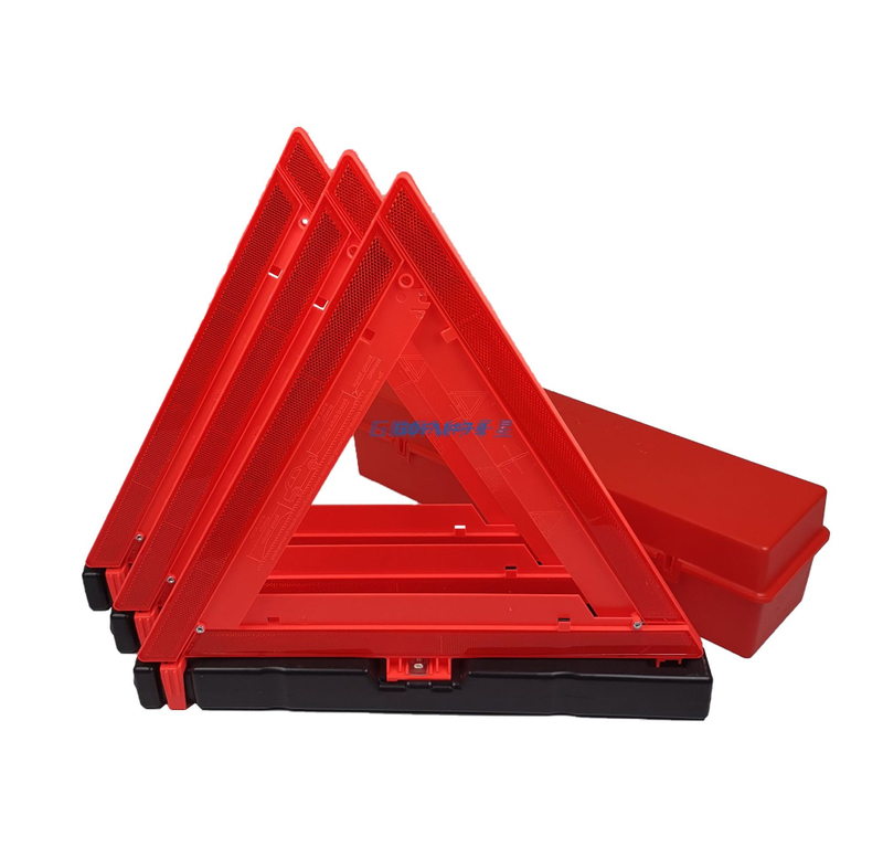 Folding reflective tripod warning sign/DOT certified car reflective folding tripod three pack/Car accessories