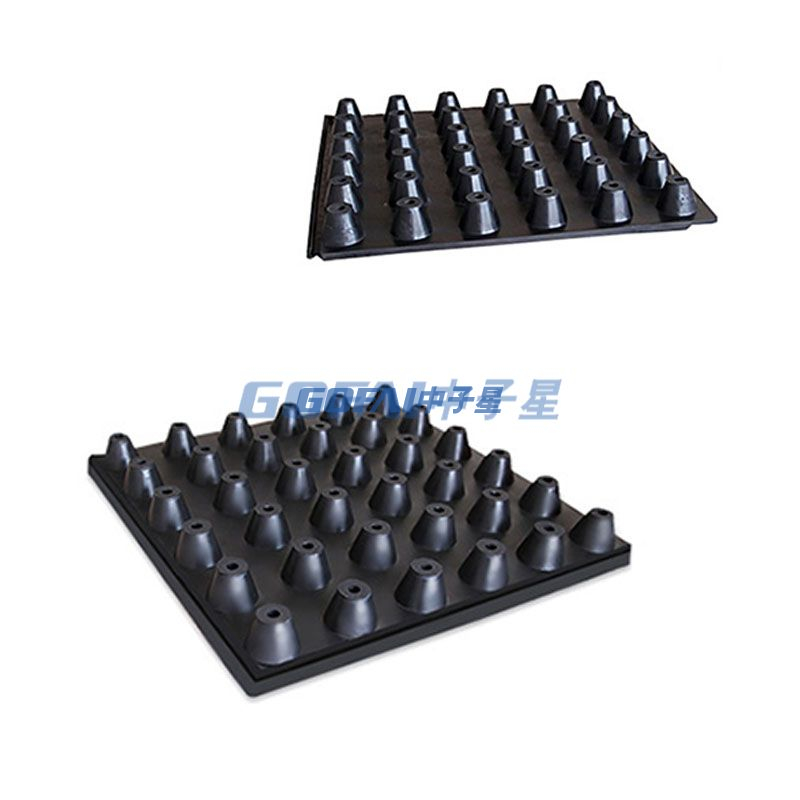 500*500*50 Floating Floor Vibration Insulation Pad High Elastic Rubber Vibration Insulation Pad
