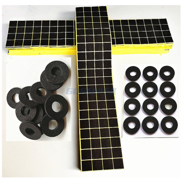 Custom Closed Cell Epdm Rubber Foame Adhesive Pads 