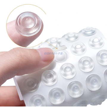 Special Shape Clear Sound Insulation Cabinet Door Self-Adhesive Bumper Foot Pad