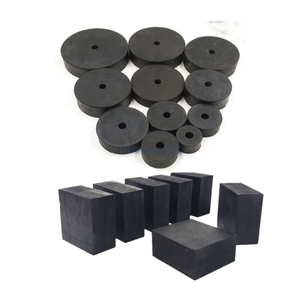 Customized Anti Vibration Shock Absorber Rubber Block Pad
