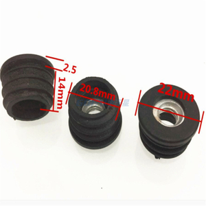 Professional Supplier M6 M8 M10 Tube Insert with Screw Bolt Feet