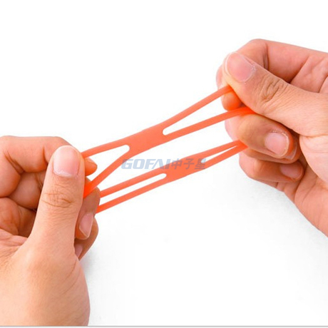 Customized Logo Natural Rubber Cross X H Shape Silicone Rubber Elastic Band For Gift Book Packing