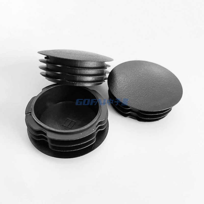 High quality 25mm 32mm 38mm 10mm-60mm Round Plastic Insert End cap for Stainless Steel Tube Plastic Pipe Plug