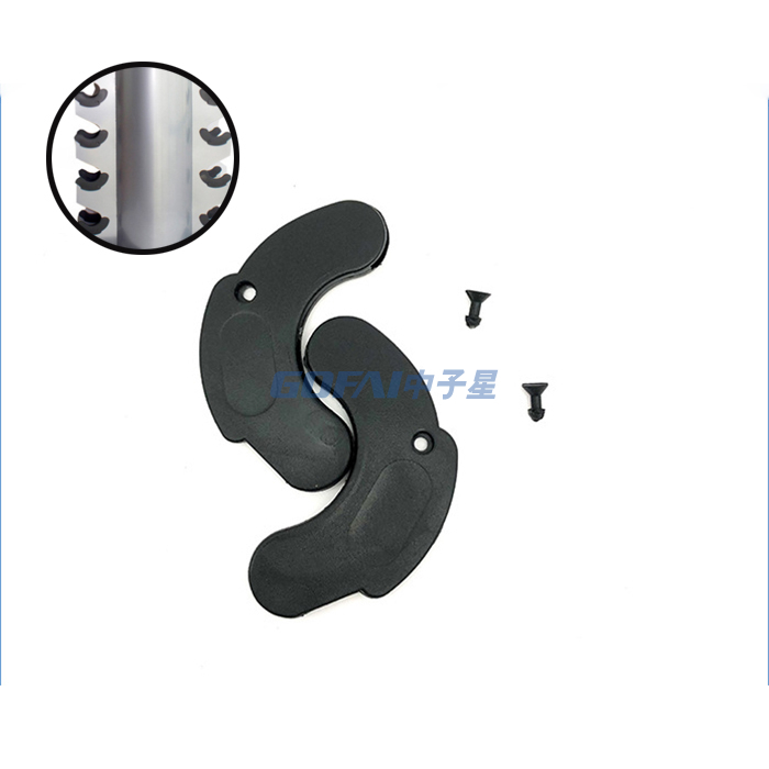 Gym Dumbbell Rack Crescent Plastic Pad Protective Gasket