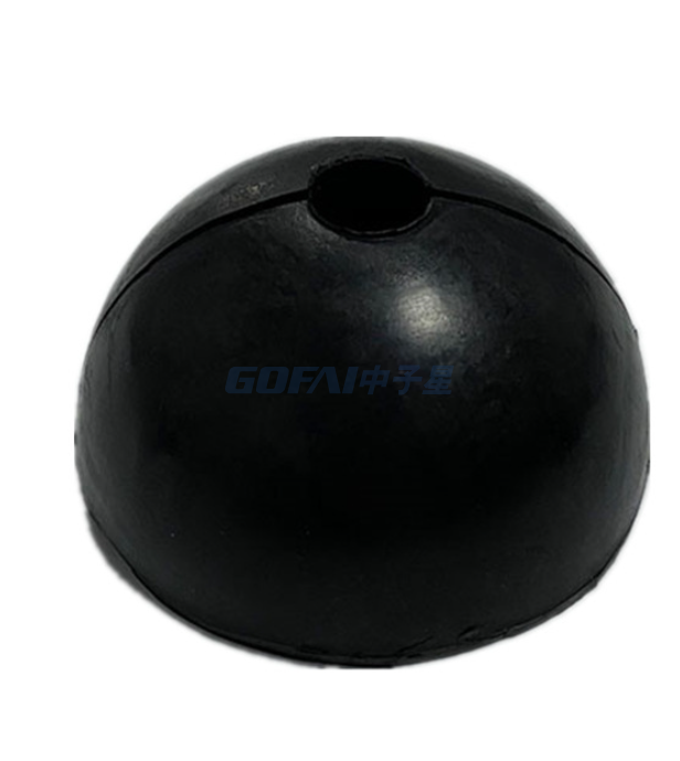 Rubber Ball Former Recess for Lifting Pin Anchor