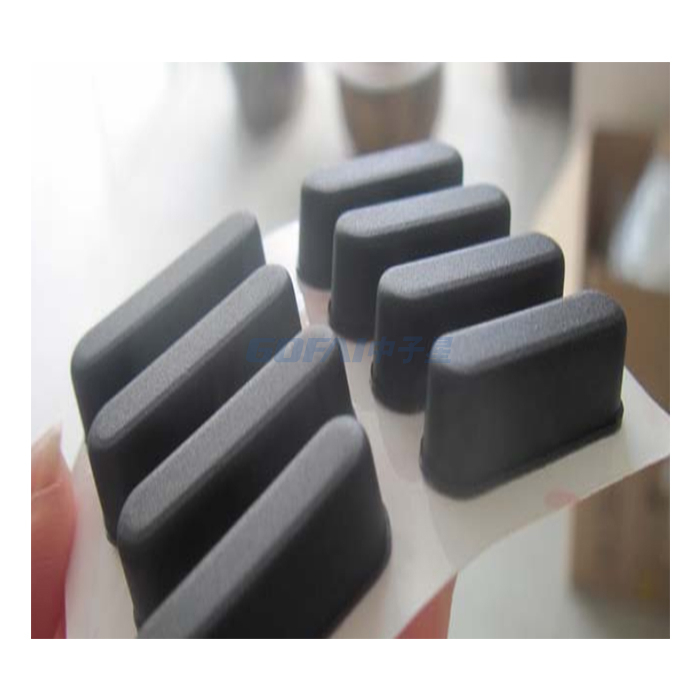 Keyboard Machine Oval Anti Vibration Silicone Rubber Feet