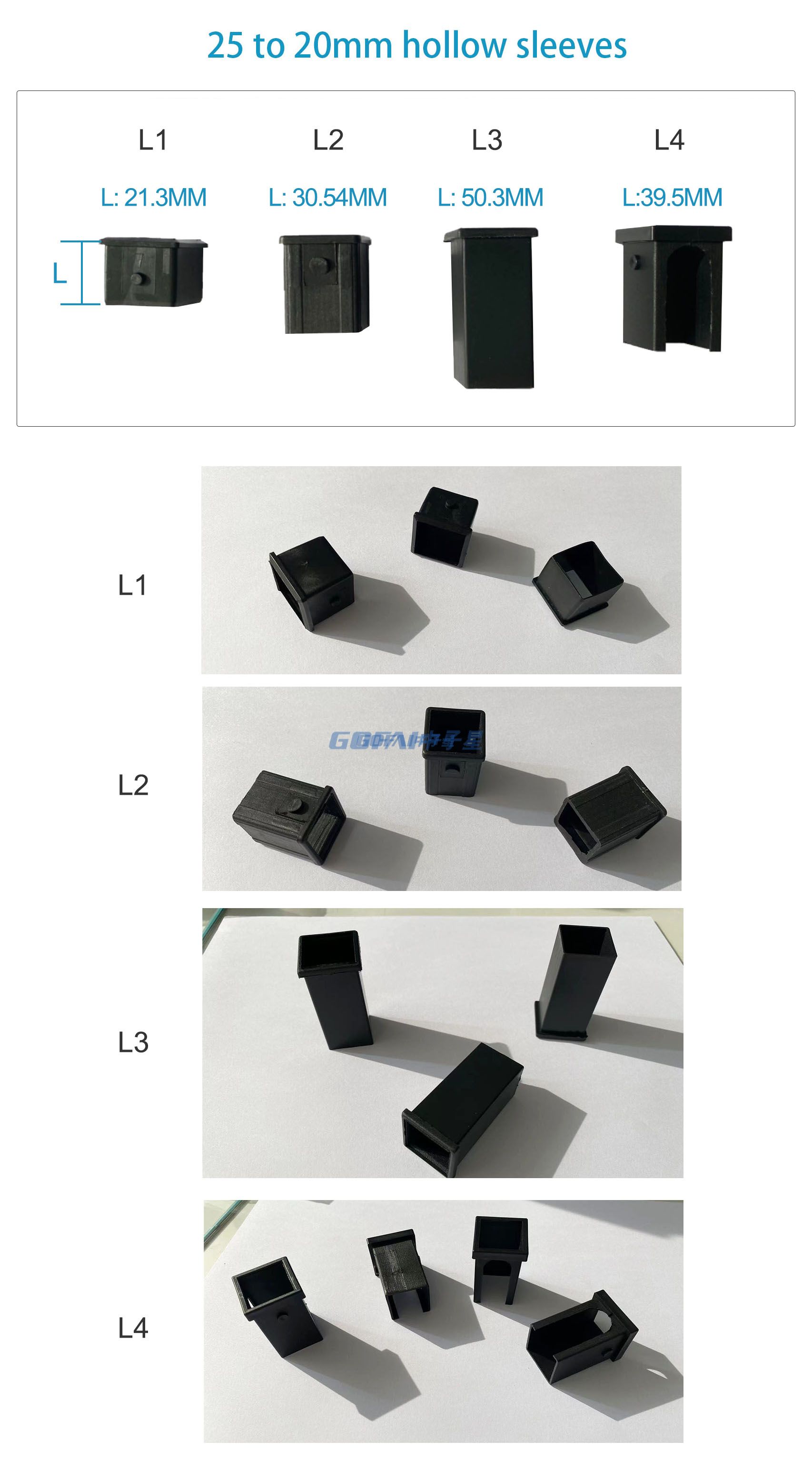 Sleeve 25 to 20mm