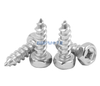 304 Stainless Steel Screw Concave Head Cross Self-tapping Screw External Hexagonal Self Tapping Screw with Gasket M3/M4/M5/M6