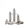 Stainless Carbon Steel Black color-plated zinc Cross Countersunk Head Pointed Tail Tapping Screw Chipboard Screw Furniture Screw
