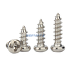 Self-tapping Screws with Cross Round Head Pointed Tail