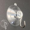 Removable PVC Clear Suction Cup with Hooks for Kitchen Bathroom Shower Wall Window Glass Door