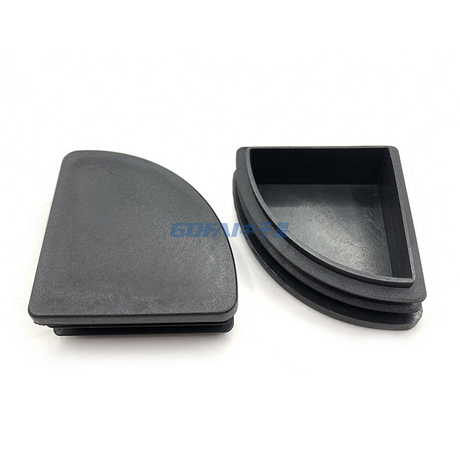Quarter Round Pipe Plug for Furniture Chair Leg Tube Insert Protect Floor Plastic End Cap