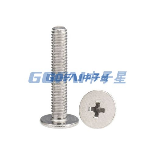 304 Stainless Steel Thin Head Large Flat Head Screw Cross Flat Head Machine M2 M2.5 M3 M4 M5 M6