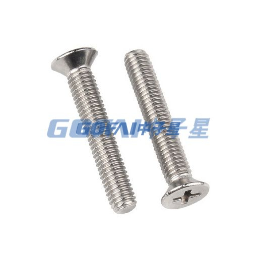 304 Stainless Steel Countersunk Head Cross Shaped Screw /Furniture Handle Screw/Black White Plastic Screw