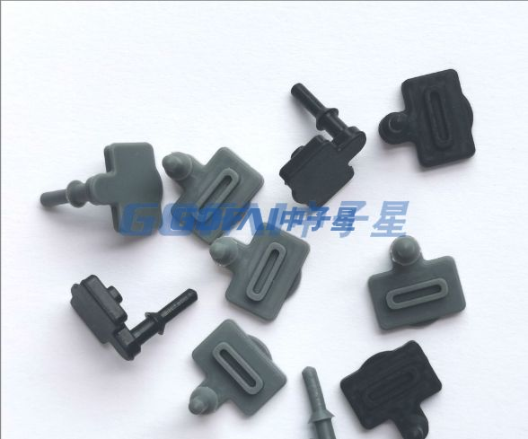 Female USB Type C Dust Cover Silicone Rubber Plug 