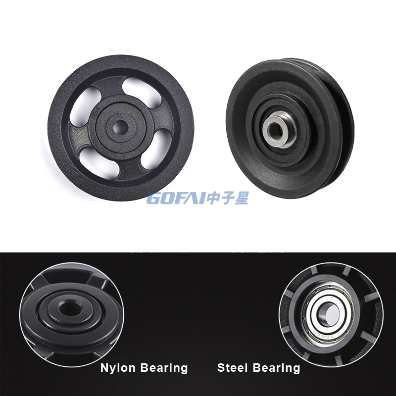 60mm 70mm 90mm 100mm Steel Bearing Pulley Wheel for Fitness Equipment Gym Accessories 