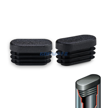 Oval Tube Plastic End Cap Pipe Plug for Furniture Chair Leg Pipe Tube 10*20 12*23 15*30 20*40 30*60 40*80 50*100