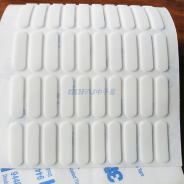 Customized Rectangle Self Adhesive Rubber Feet with Rounded Corners 