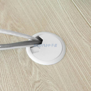 60mm 80mm Round Cable Grommet Wire Management Office Desk Table Hole Cover Computer Cable Hole Desk Table