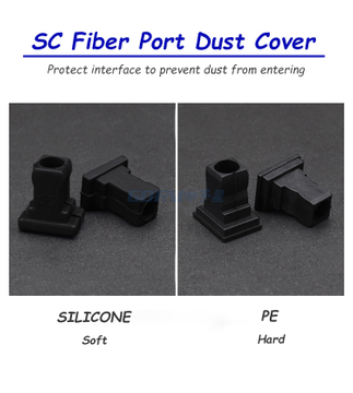 High Quality Silicone SFP SC Fiber Optical Port Protector Cover Dust Plug
