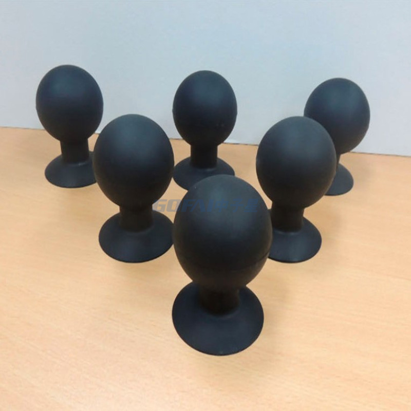 OEM Custom Anti Static Vacuum Rubber Silicone Sucker Ball Opening Suction Bulb Stand Phone Holder For Smartphone LCD Glass