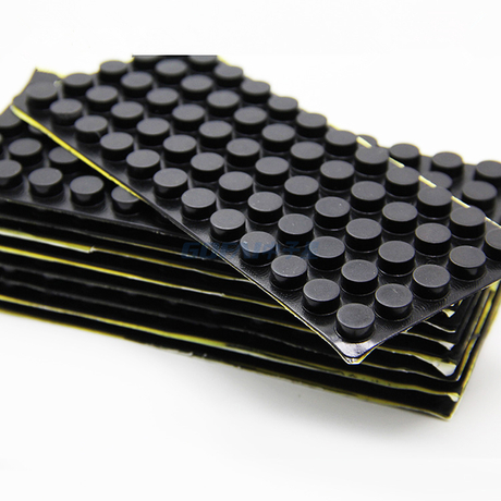 Hemisphere Bumper Non-Skid Self Adhesive Sound Isolation Rubber Silicone Feet Vibration Absorption Pads for Furniture