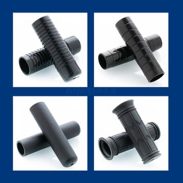 Replacement Molded Tool Non-slip Soft Rubber Handlebar Grip For Gym Medical Equipemnt