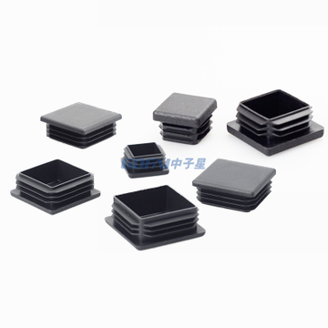 1/2" 1" 1 1/4" 1 1/2" 2" 3" Square Plastic Hole Plugs Inserts for Furniture Metal Tube Chair Leg Plastic Tube End Cap