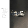 20 25 30 40 45 50 60 63mm Clear Mushroom Head PVC Suction Cup with Hook Transparent PVC Sucker for Car Glass Table
