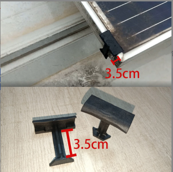 Solar Panel Water and Mud Drain Away Clip