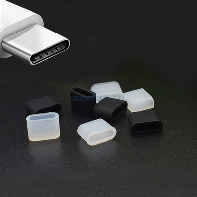 Custom Design Dustproof USB Laptop Rubber Plug Stopper Dust Cover Customized High Temperature Dust Proof Black Silicone Plug Card Slot Cover