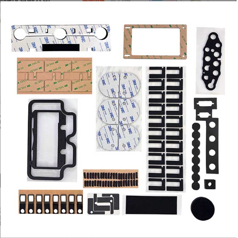 adhesive rubber pad