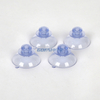 Mushroom Head Suction Cup with Double Brackets for Glass Table Wall / Decorative Accessories 40mm Clear PVC Double Neck Strong Sucker