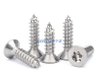 304 Stainless Steel Plum Blossom Groove Screw with Column Tapered Self-tapping Screws with Countersunk Head Plum Blossom