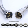 Silicone Stainless Steel Water Filter Hose Washer for 1/2 3/4 Inch Plumbing Faucet 5/8" Washing Machine Inlet Line Connection