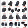 Fitness Equipment Accessories 50*70 PVC Foot Cap with Nail / 50*80 Plastic Anti-slip Protector End Cap