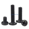 304 Stainless Steel Round Head Cross Shaped Screw with Intermediate Thread/Furniture Handle Screw/Black White Plastic Screw