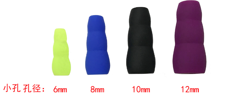  Pet Leash Silicone Sleeve Pulling Rope Rubber Fastener
