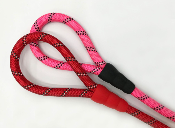  Pet Leash Silicone Sleeve Pulling Rope Rubber Fastener