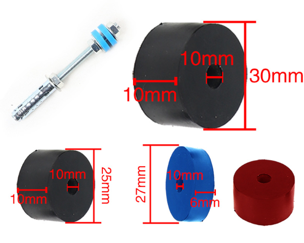  Air Conditioner Internal Unit Anti Vibration Rubber Pads 