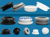 Through Hole Buckled Silicone Rubber Grommet Cable Bushing 