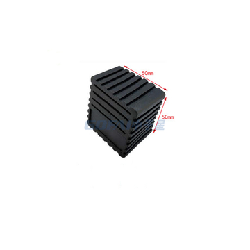 2*2inch Fitness Equipment Accessories PVC Anti-slip Square Inclined Foot Cover