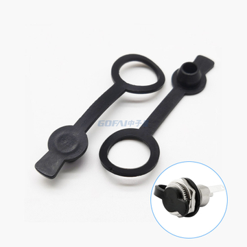 Silicone Rubber Waterproof Protector Dust Cover Cap Plug For Threaded Female DC Power Jack