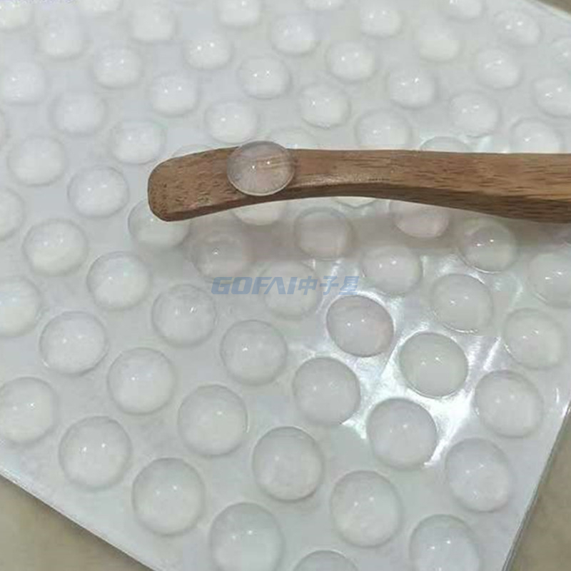 Clear Silicone Rubber Anti Slip Bumper Feet Pad Adhesive Pad
