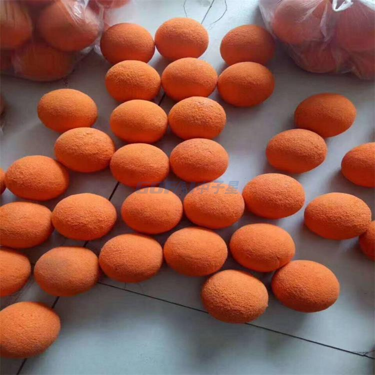 Customize Concrete Pump Pipe Cleaning Sponge Rubber Ball 