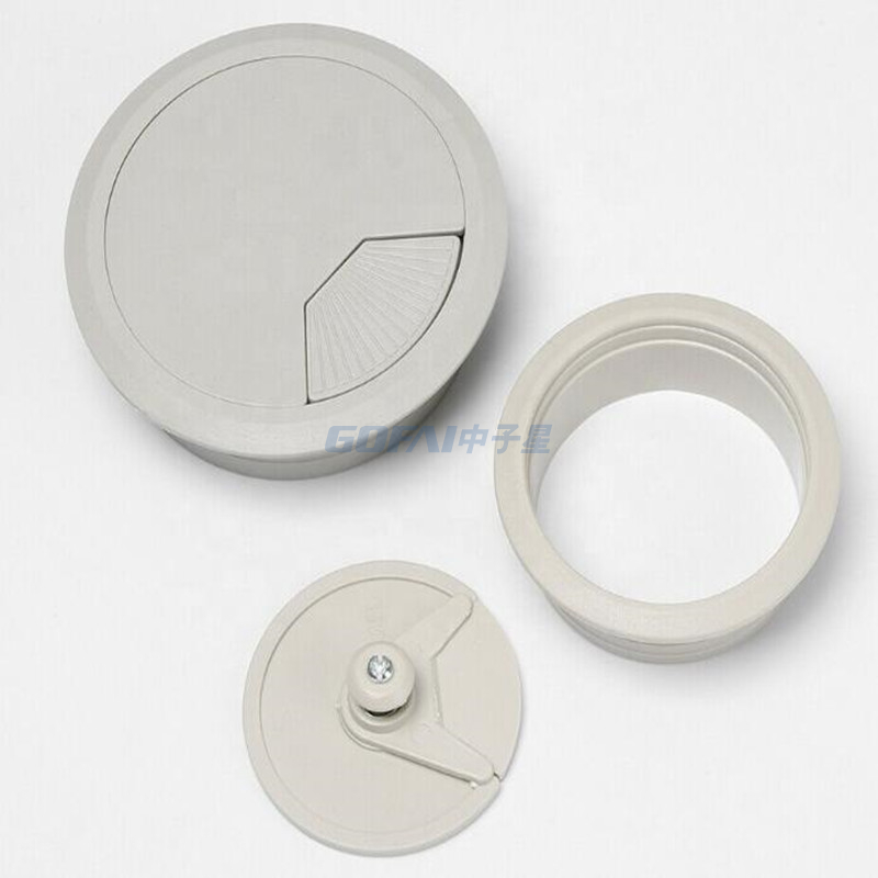 60mm 80mm Round Cable Grommet Wire Management Office Desk Table Hole Cover Computer Cable Hole Desk Table