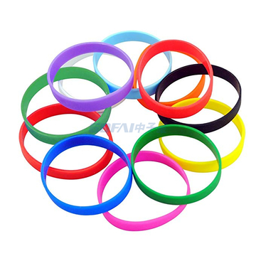 Customized Logo Basketball Advertisement Elastic Silicone Wristband Bracelet 